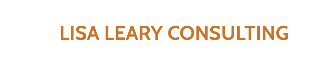 Lisa Leary Consulting logo reversed